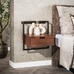 Nachtkastje Air Solid | 1 Lade | Massief acacia bruin