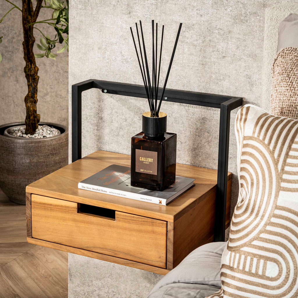 Nachtkastje Air Solid | 1 Lade | Massief acacia