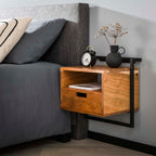 Nachtkastje Air Solid | 1 Lade | Massief acacia