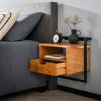 Nachtkastje Air Solid | 1 Lade | Massief acacia