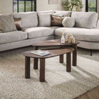 Salontafel Maya Teak | Set van 2 | Massief teak espresso