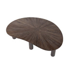 Salontafel Maya Teak | Niervormig | Massief teak espresso