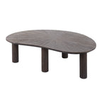 Salontafel Maya Teak | Niervormig | Massief teak espresso