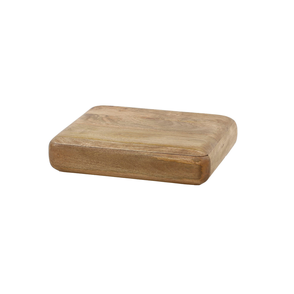Nachtkastje Sleek | Zwevend | 1 Lade | Massief mango zand