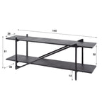TV-meubel Piega | 140 cm | Grijs