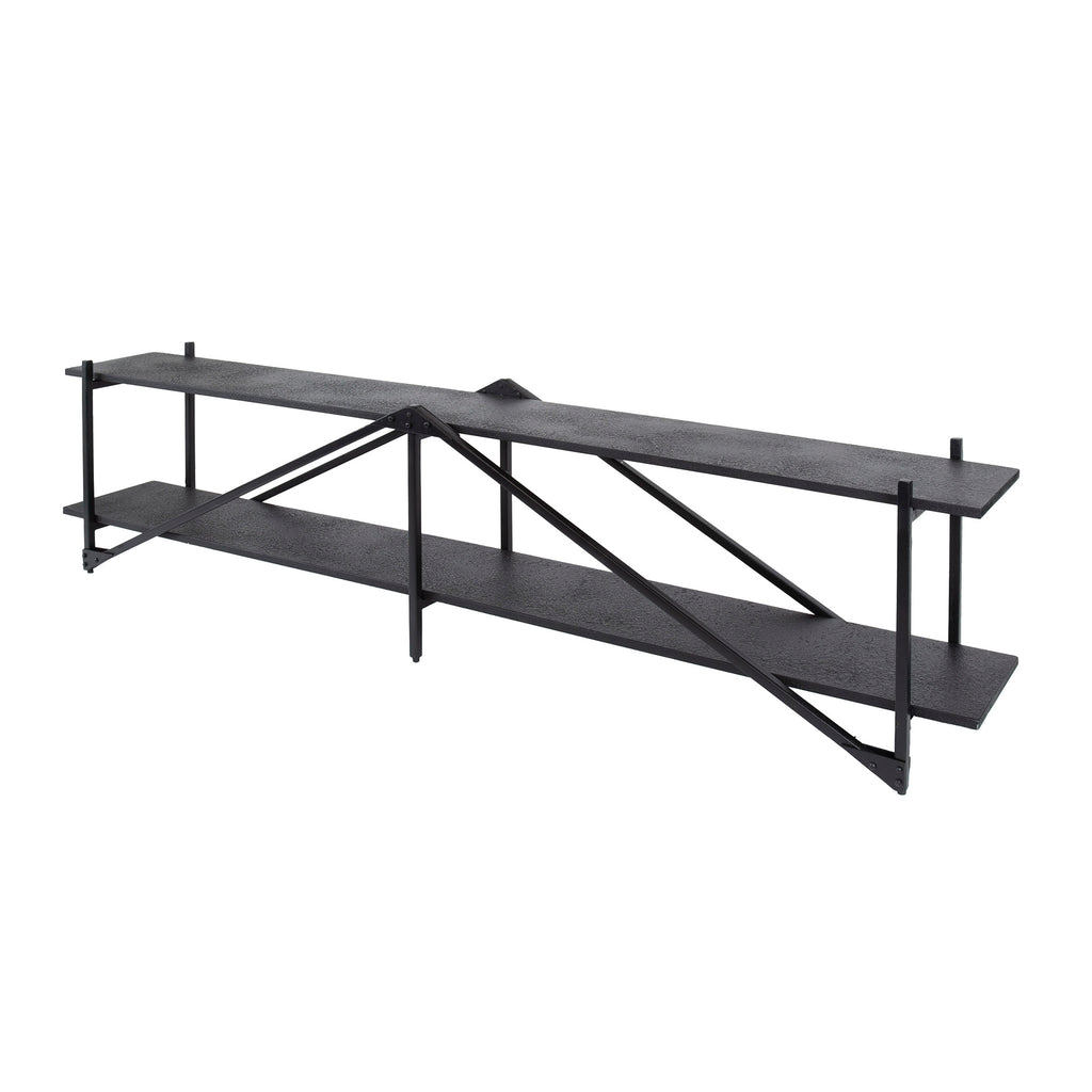 TV-meubel Piega | 220 cm | Donkergrijs