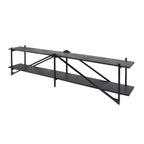 TV-meubel Piega | 220 cm | Donkergrijs
