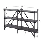 Wandrek Piega | 3-laags | 130cm | Grijs