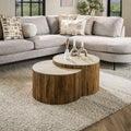 Salontafel Nuovo | Half rond | Massief mango zand