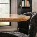 Eettafel Triangle 135x135cm | Massief acacia naturel