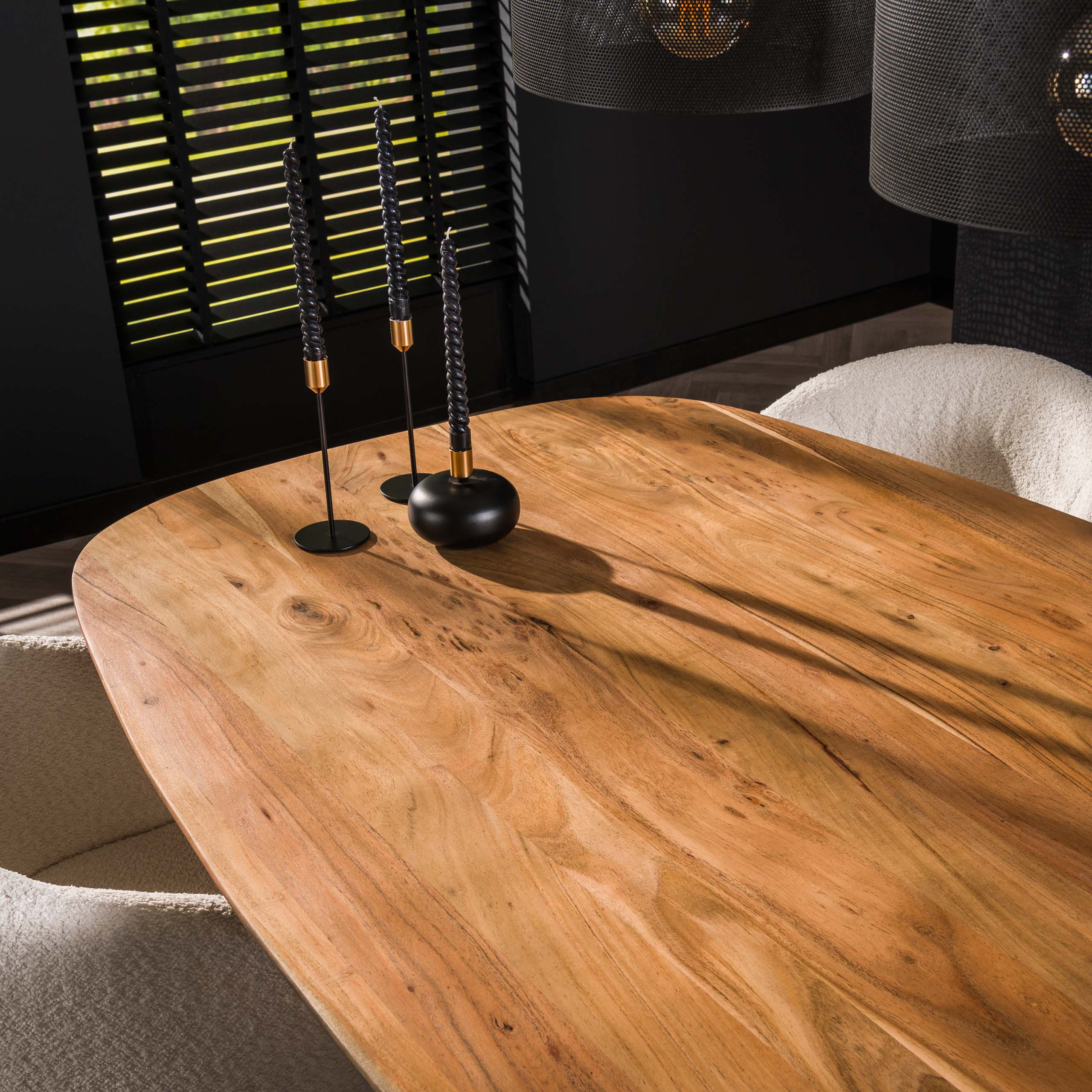 Eettafel Arhus Solid | Deens ovaal | Massief acacia 180cm