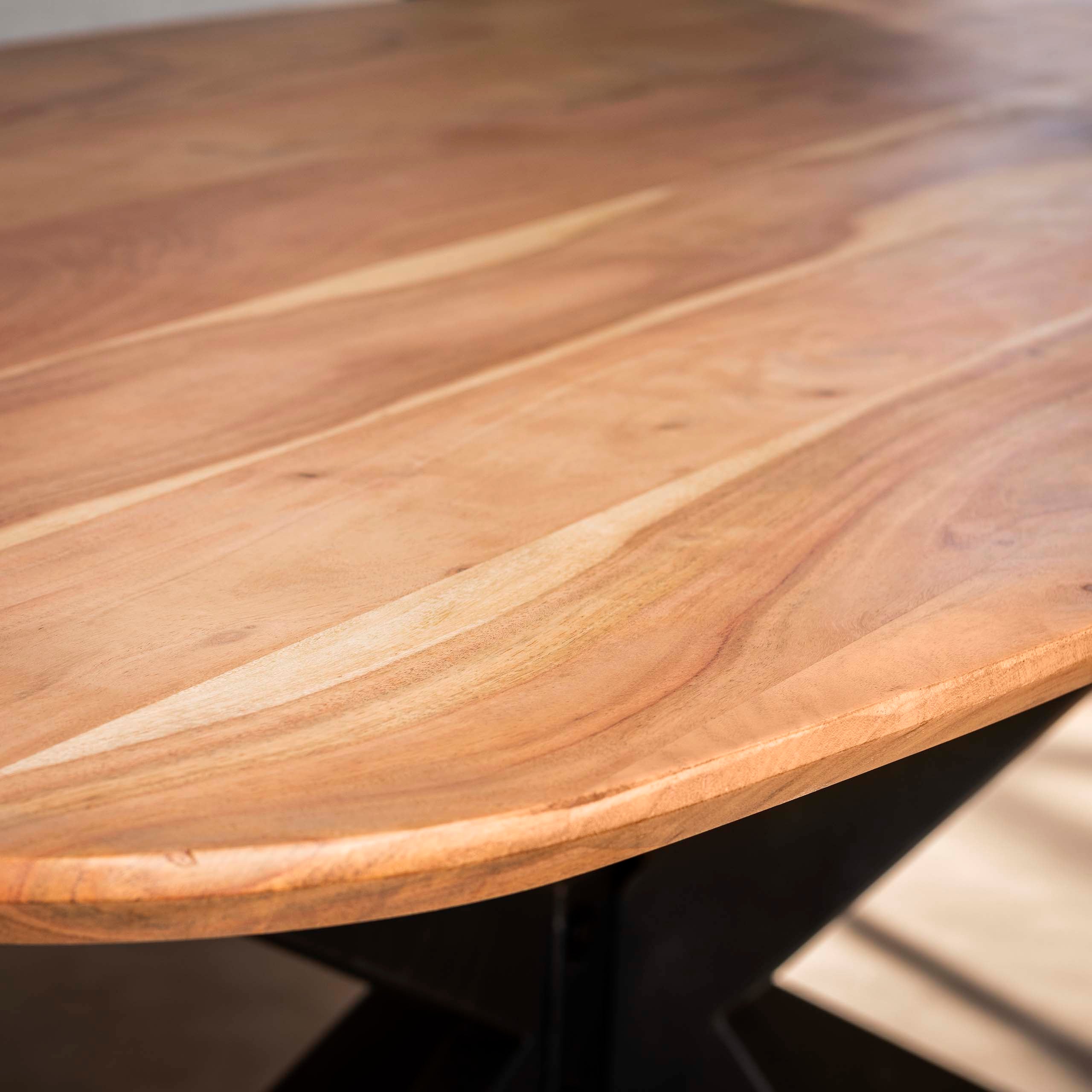 Eettafel Arhus Solid | Deens ovaal | Massief acacia 215 cm