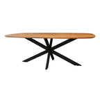 Eettafel Arhus Solid | Deens ovaal | Massief acacia 215 cm