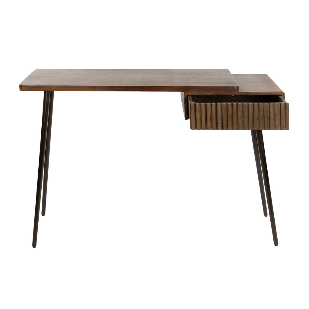 Kaptafel Carve | 1 Lade | Massief acacia bruin
