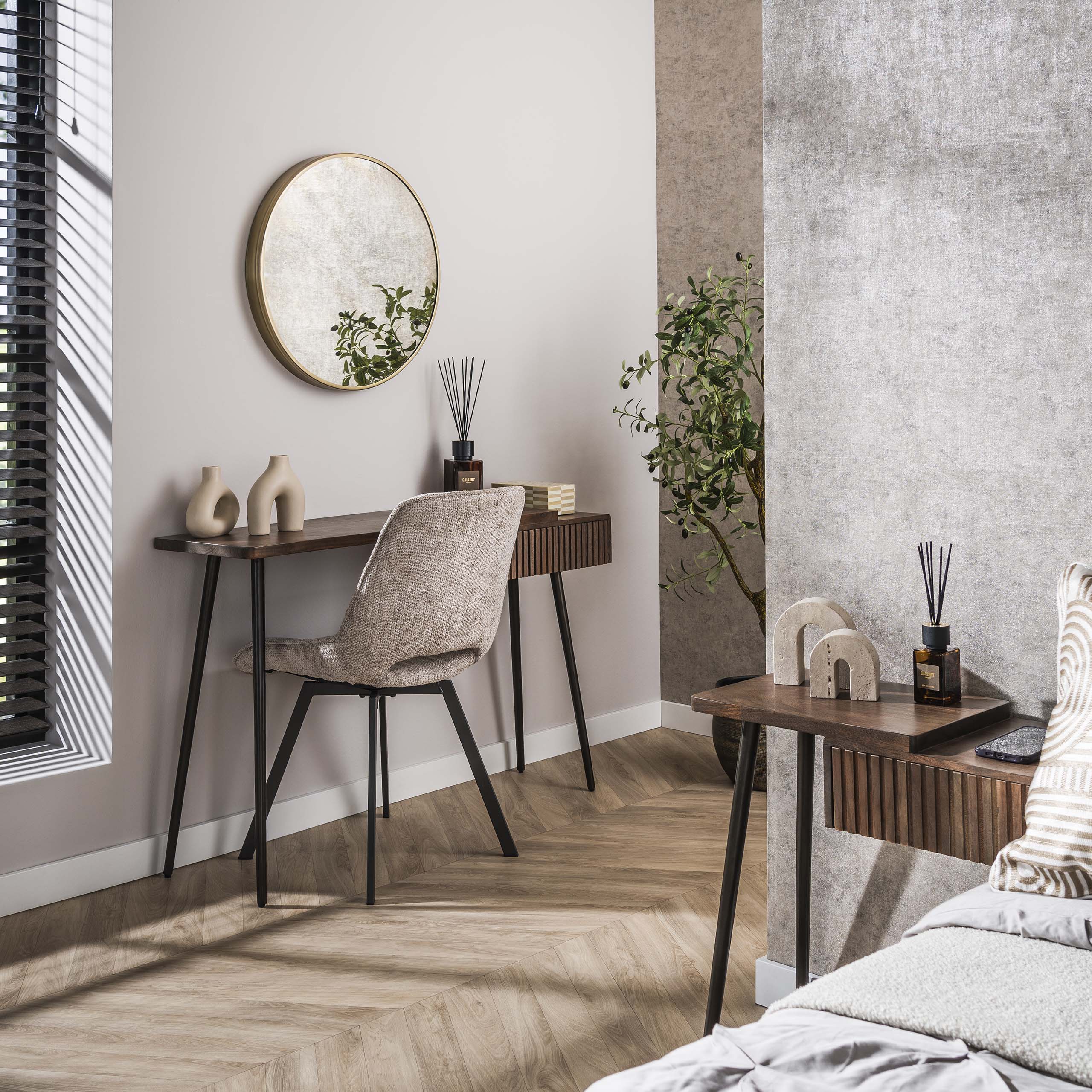 Kaptafel Carve | 1 Lade | Massief acacia bruin