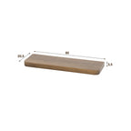 Wandplank Carve | 60 cm | Massief acacia bruin