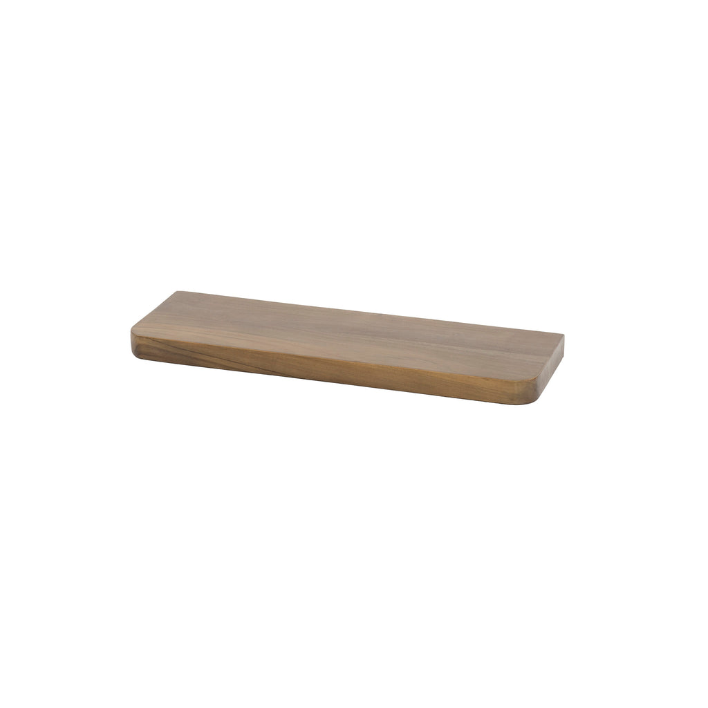 Wandplank Carve | 60 cm | Massief acacia bruin