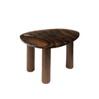 Salontafel Eclipse M | Gegoten glas | Antiek koper
