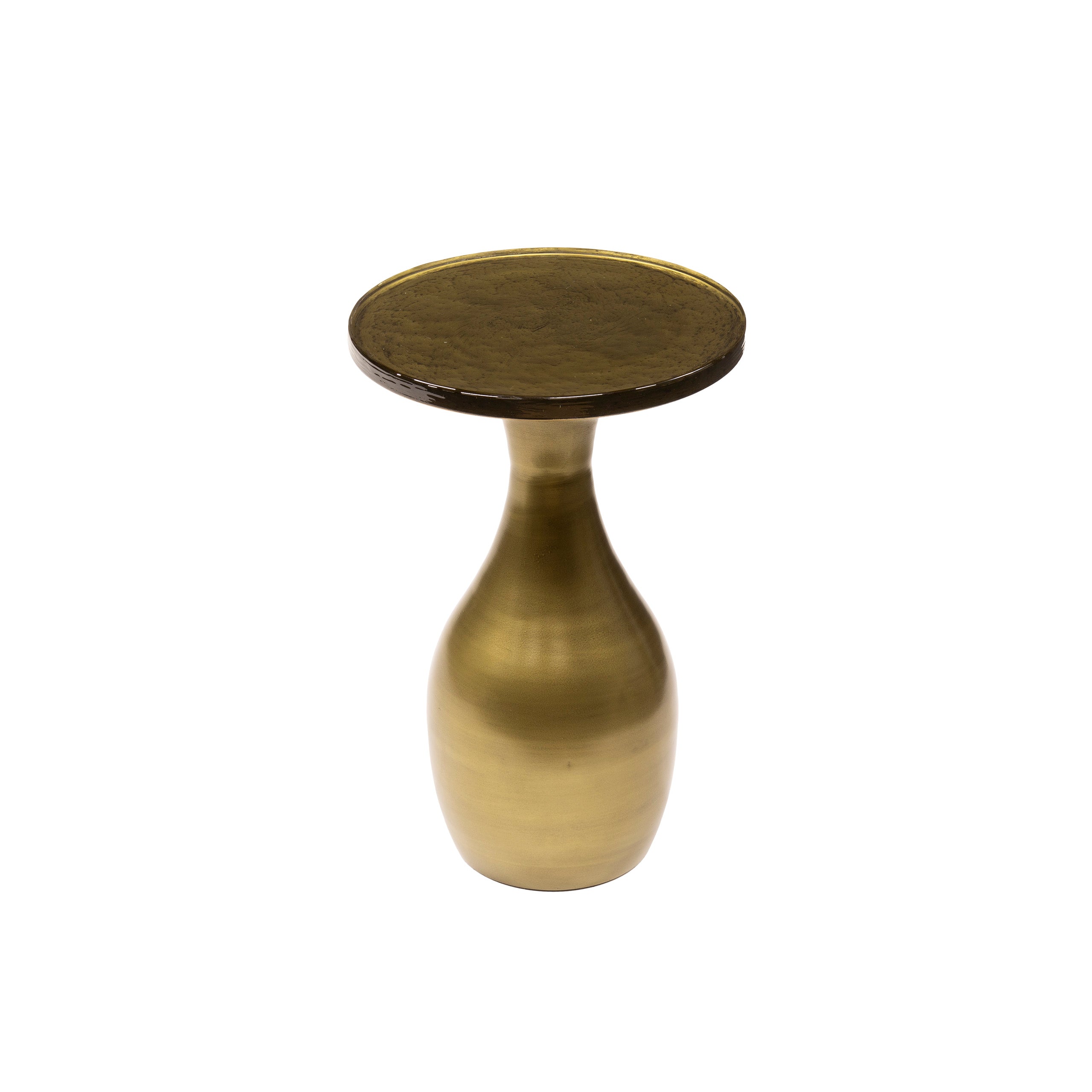 Bijzettafel Eclipse Drop S | Antiek goud