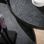 Salontafel Metallic Rond | Set van 2 | Grijs