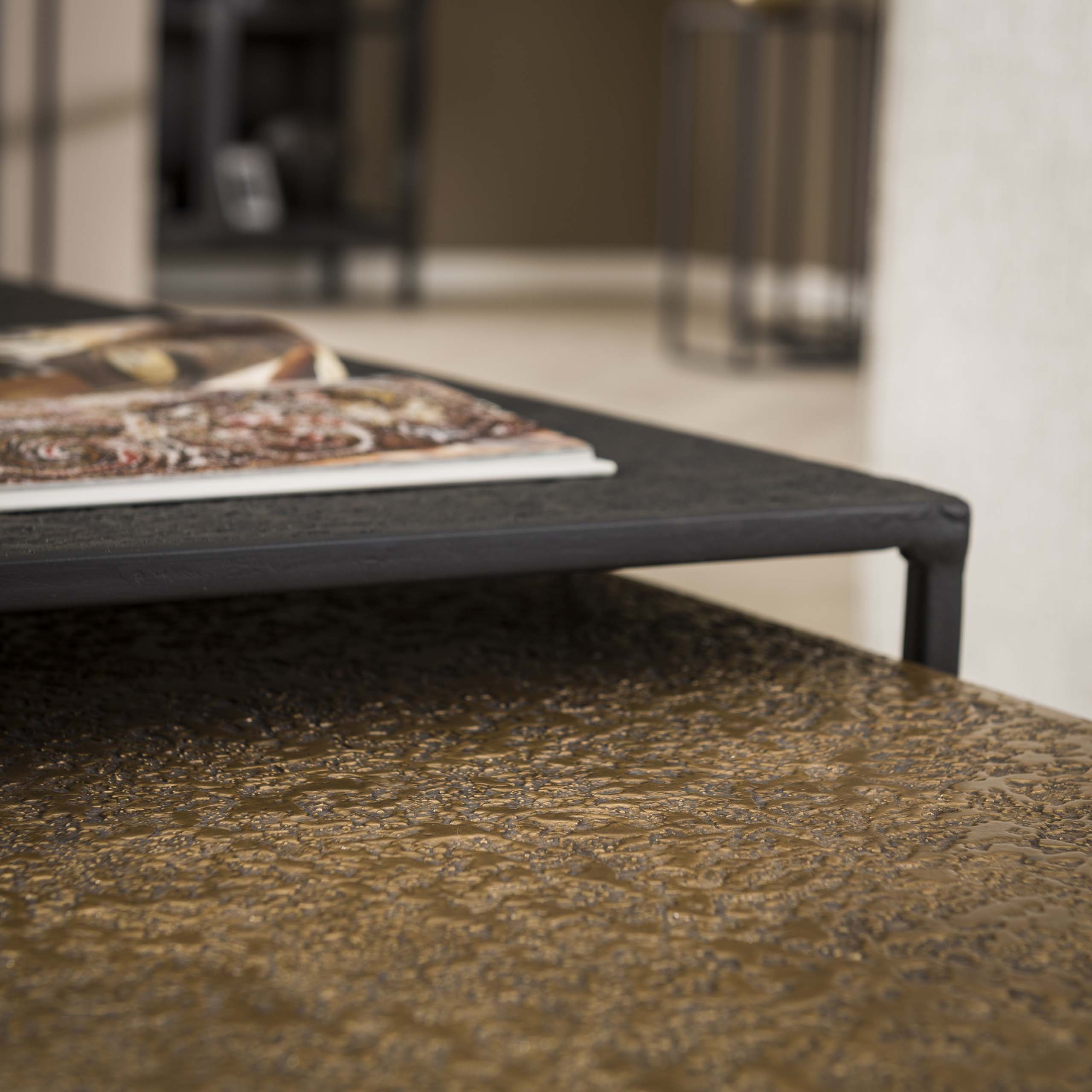 Salontafel Metallic | Rechthoekig | Set van 2