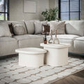 Salontafel Stone Organic | Set van 2 | Marmer composiet