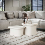 Salontafel Stone Organic | Set van 2 | Marmer composiet