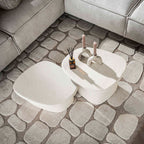 Salontafel Stone Organic | Set van 2 | Marmer composiet