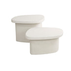 Salontafel Stone Organic | Set van 2 | Marmer composiet