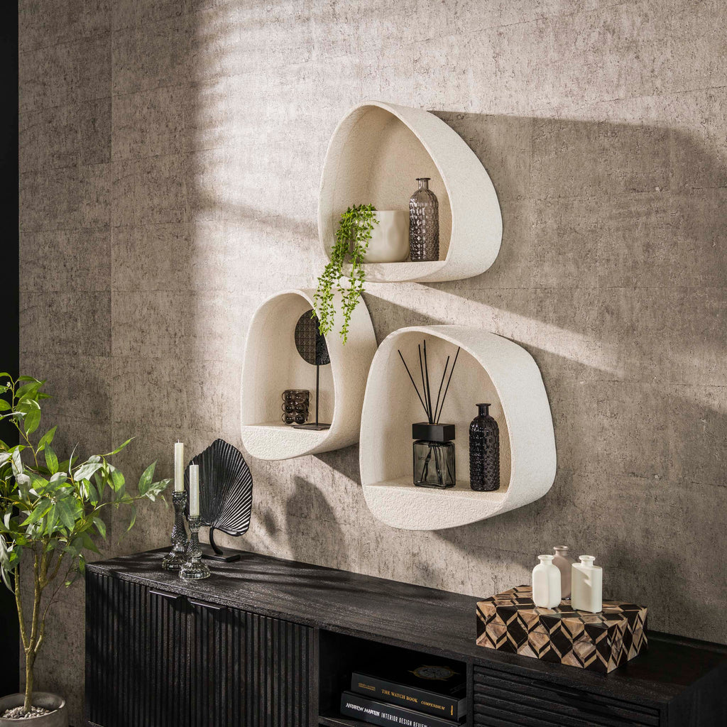 Wandschap Stone | Druppel | Marmer composiet