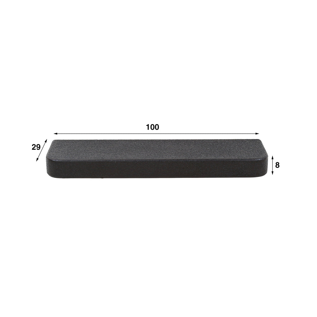 Wandplank Metallic | 100cm | Grijs