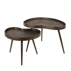Salontafel Contour | Niervormig | Set van 2 | Brons