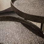 Salontafel Contour | Driehoekig | Brons liquid metal