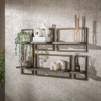 Wandschap Ferro | Set van 5 | Antiek brons