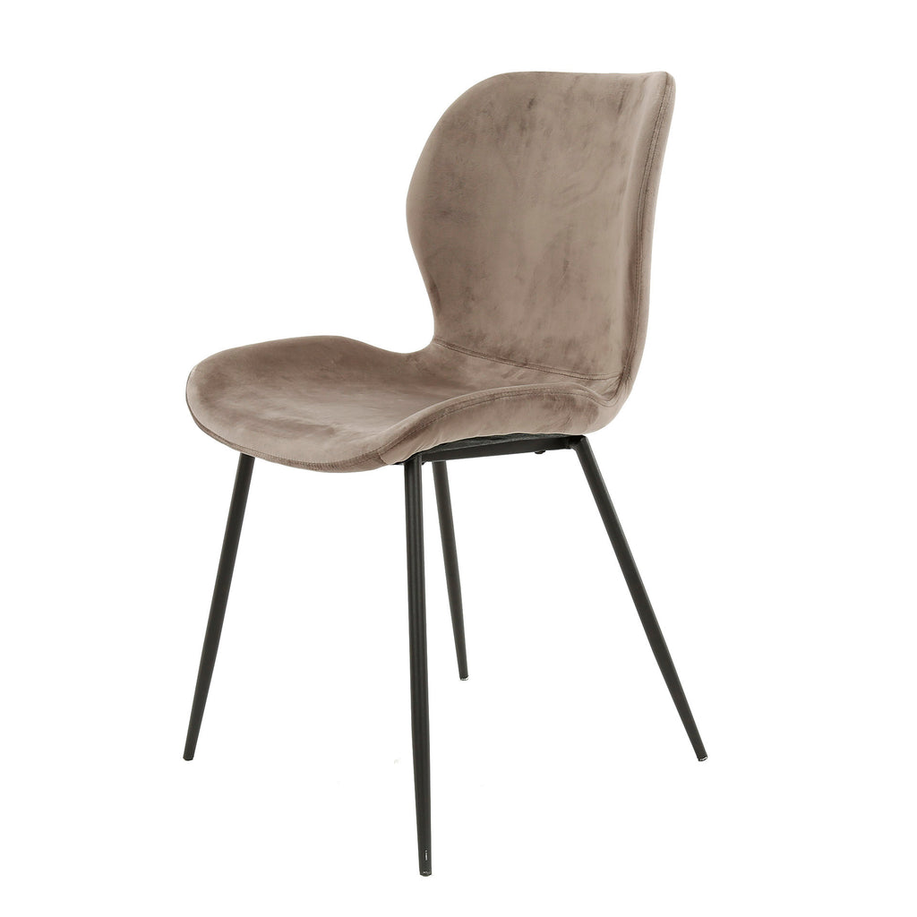 Eetkamerstoel Rondea | Velours | Champagne
