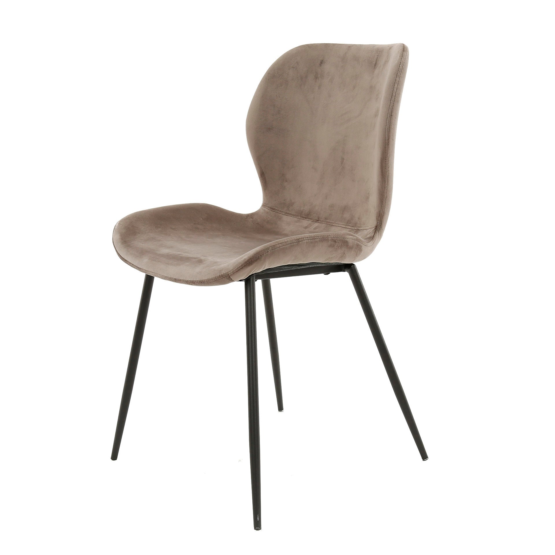 Eetkamerstoel Rondea | Velours | Champagne