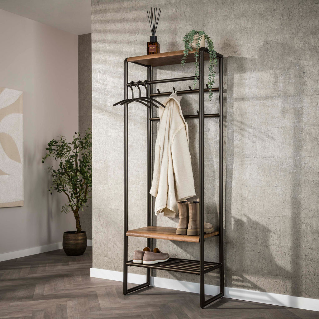 Garderobemeubel Luno | 70 cm | Drift Brown