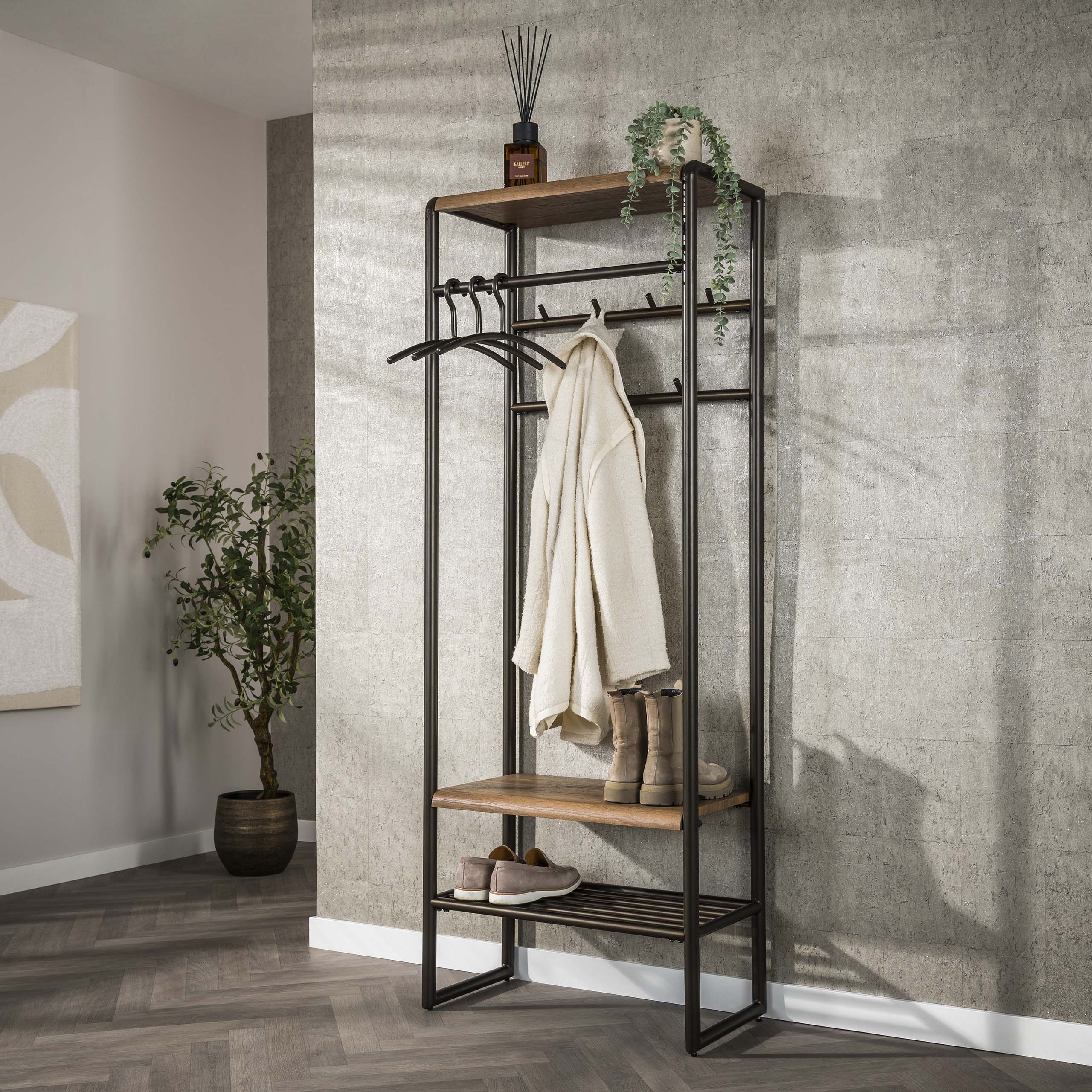 Garderobemeubel Luno | 70 cm | Drift Brown