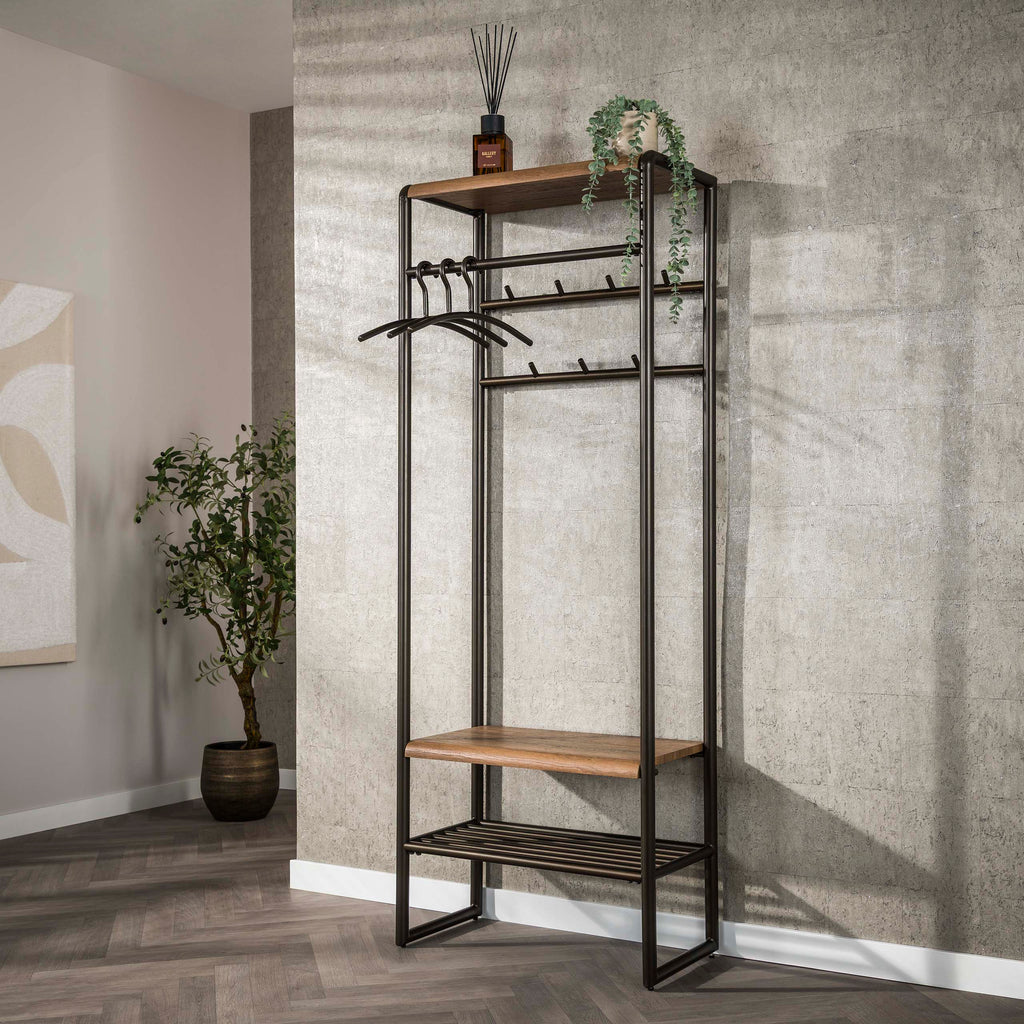 Garderobemeubel Luno | 70 cm | Drift Brown