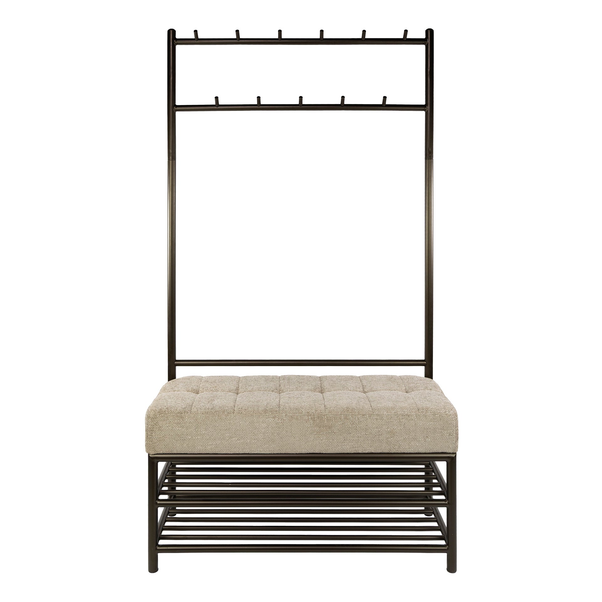 Garderobebank Luno | 100cm | Drift brown