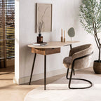 Kaptafel Travino | 1 Lade | Keramiek travertin
