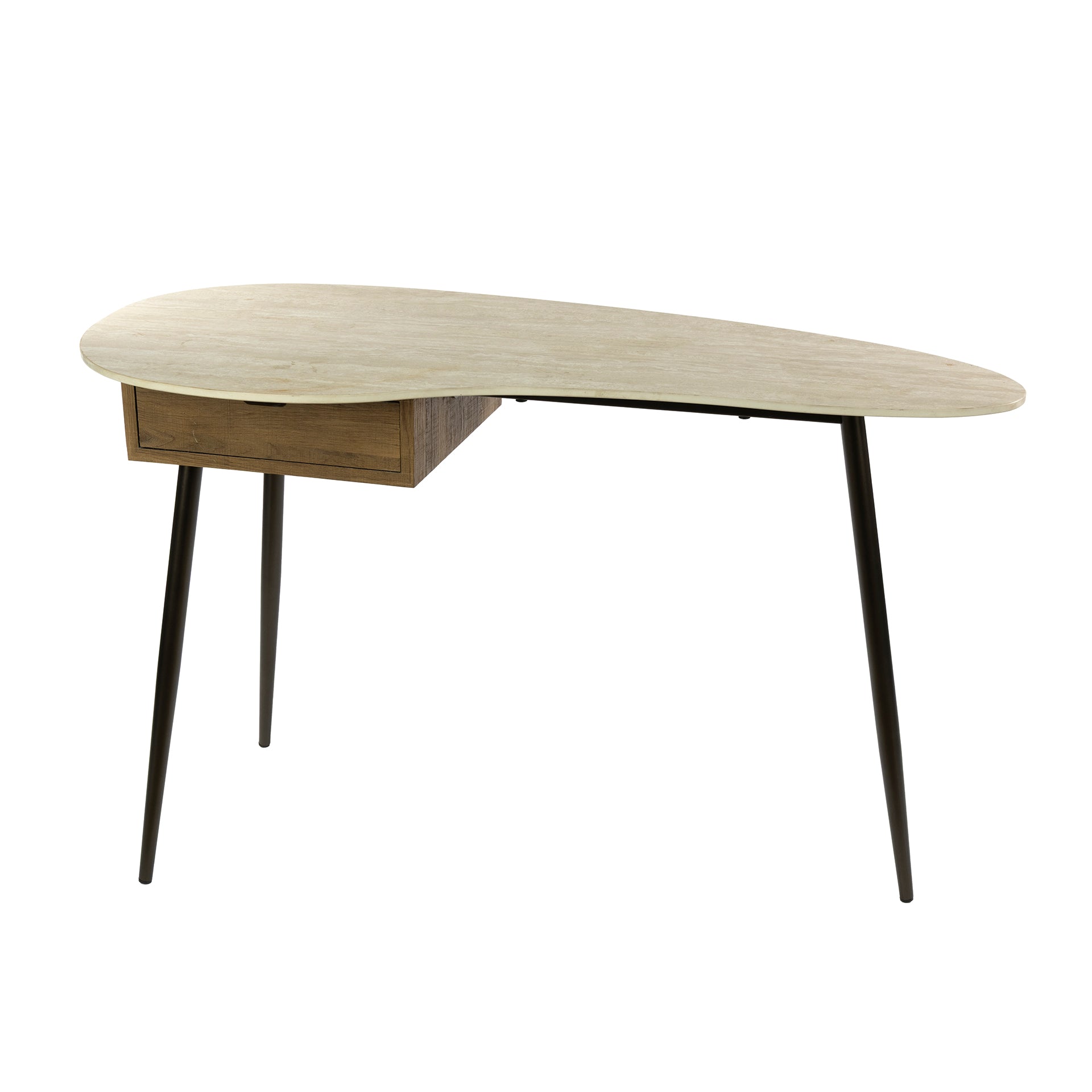 Kaptafel Travino | 1 Lade | Keramiek travertin