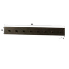Kapstok Terra | 8 Haken | Drift brown