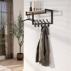 Kapstok Terra | Roede & Hoedenplank | 2x5 Haken