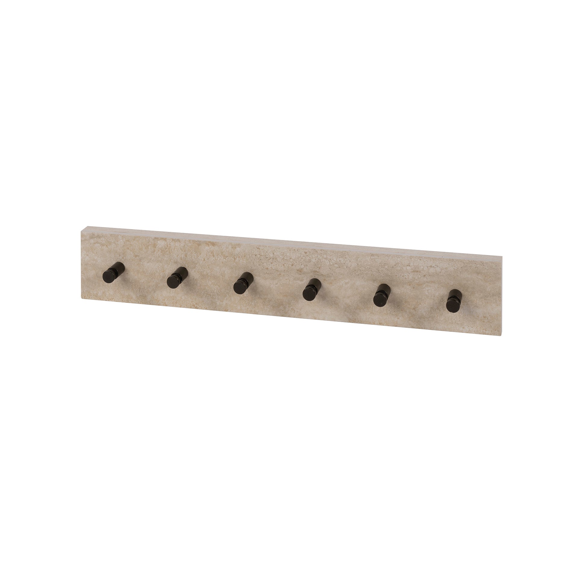 Kapstok Travino | 6 Haken | Keramiek travertin