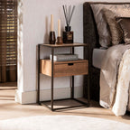 Nachtkastje Cassetto | 1 Lade | Keramiek travertin