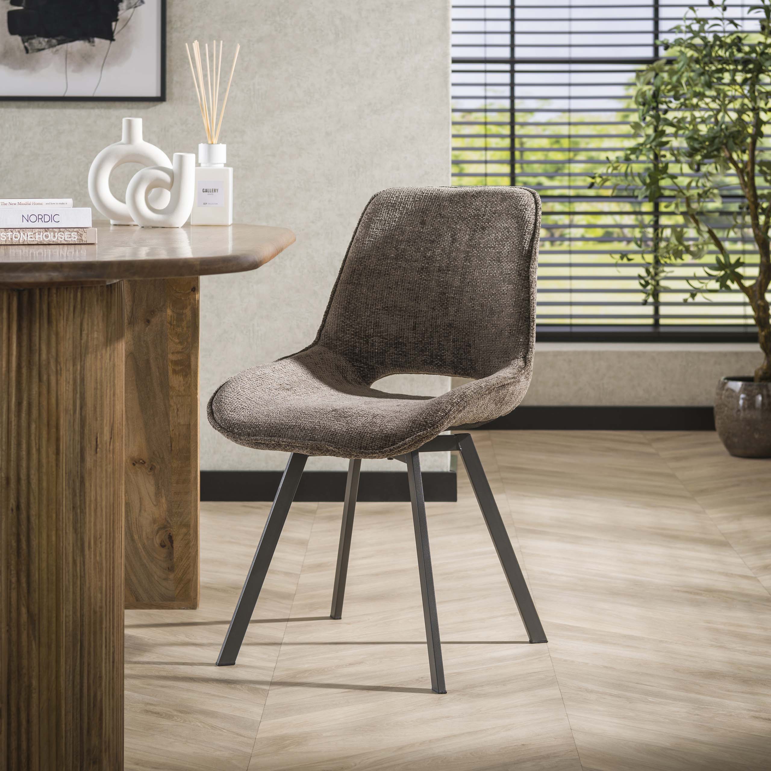Stoel Swivel | 360° Draaibaar | Hoven Taupe