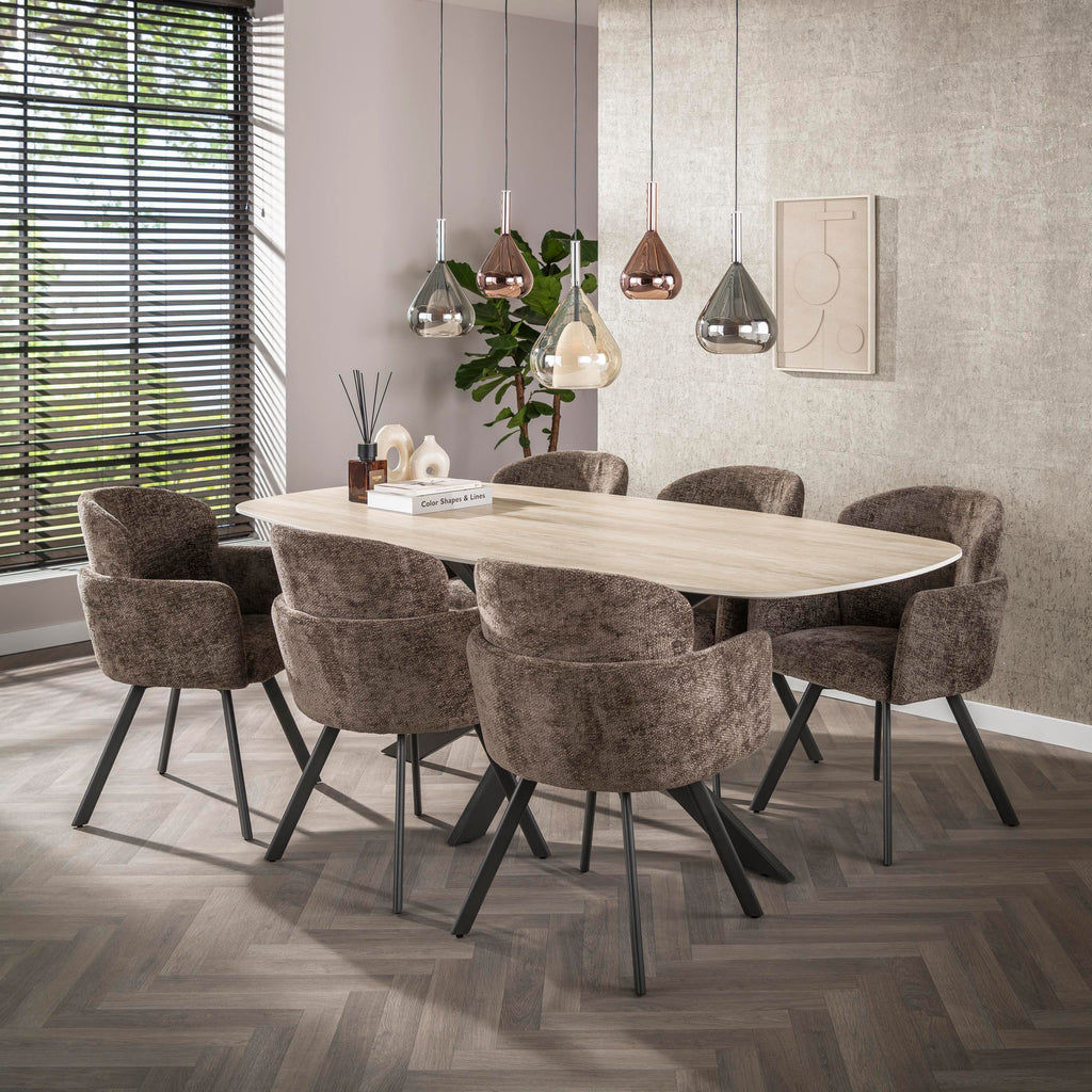 Armstoel Embrace | Draaibaar | Hoven taupe