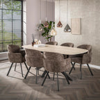Armstoel Embrace | Draaibaar | Hoven taupe