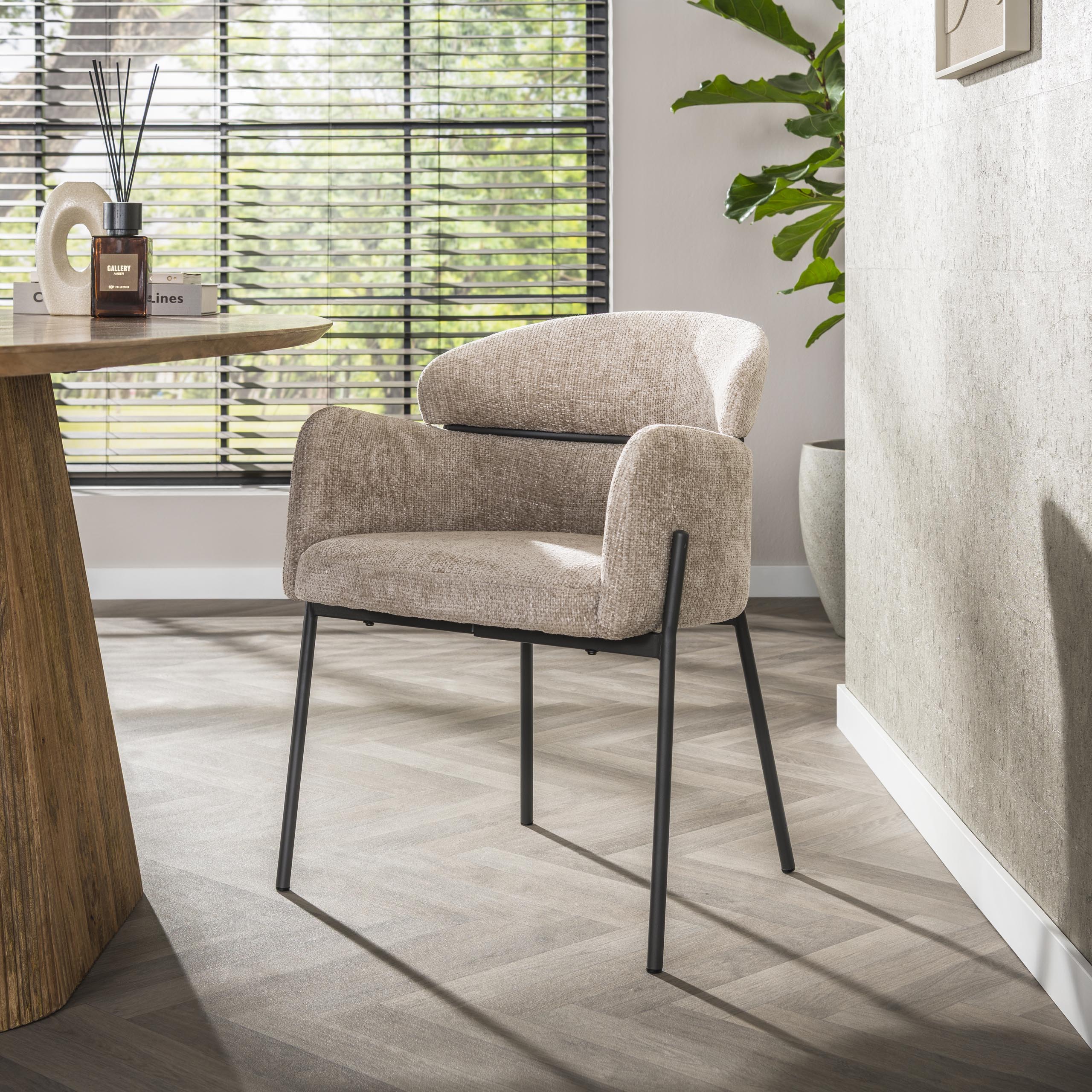 Armstoel Curva | Set van 2 | Hoven zand